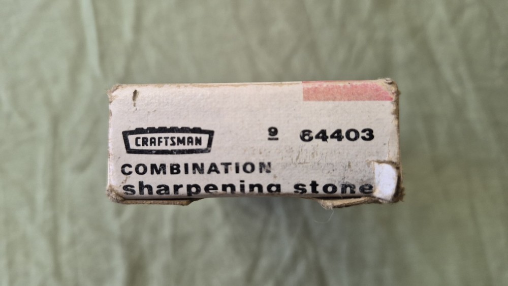 Sears Craftsman Combination Sharpening Stone 64403