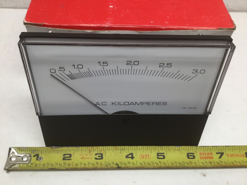 Crompton Modutec CMI 4S Panel Meter 0-3 AC Kiloamperes