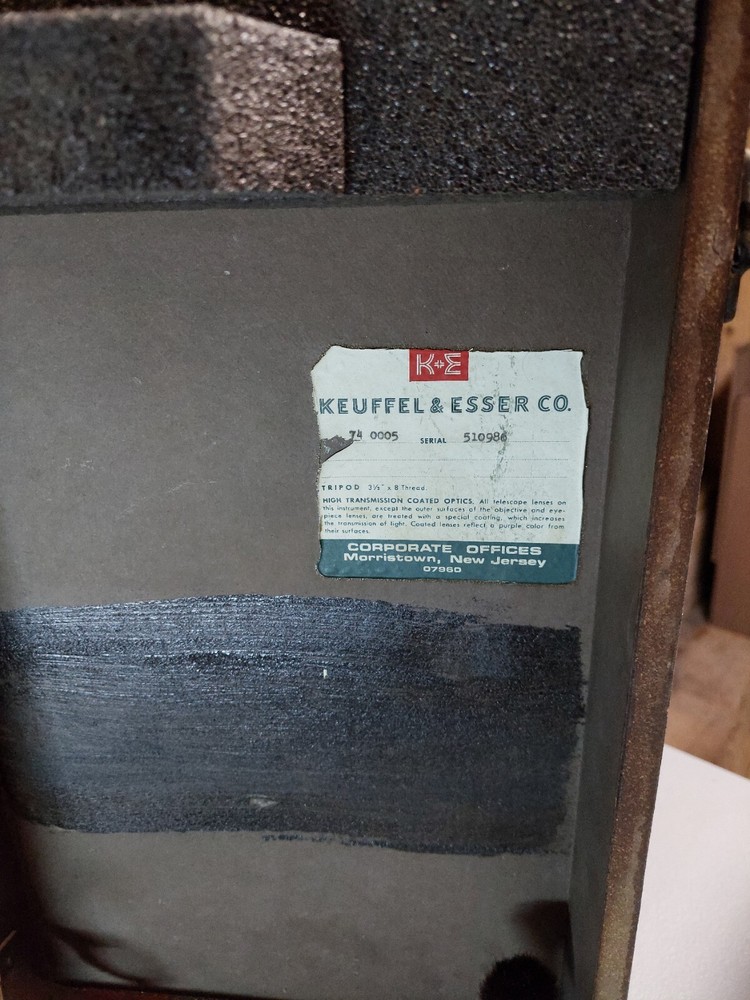 Kueffel & Esser Surveyors Transit