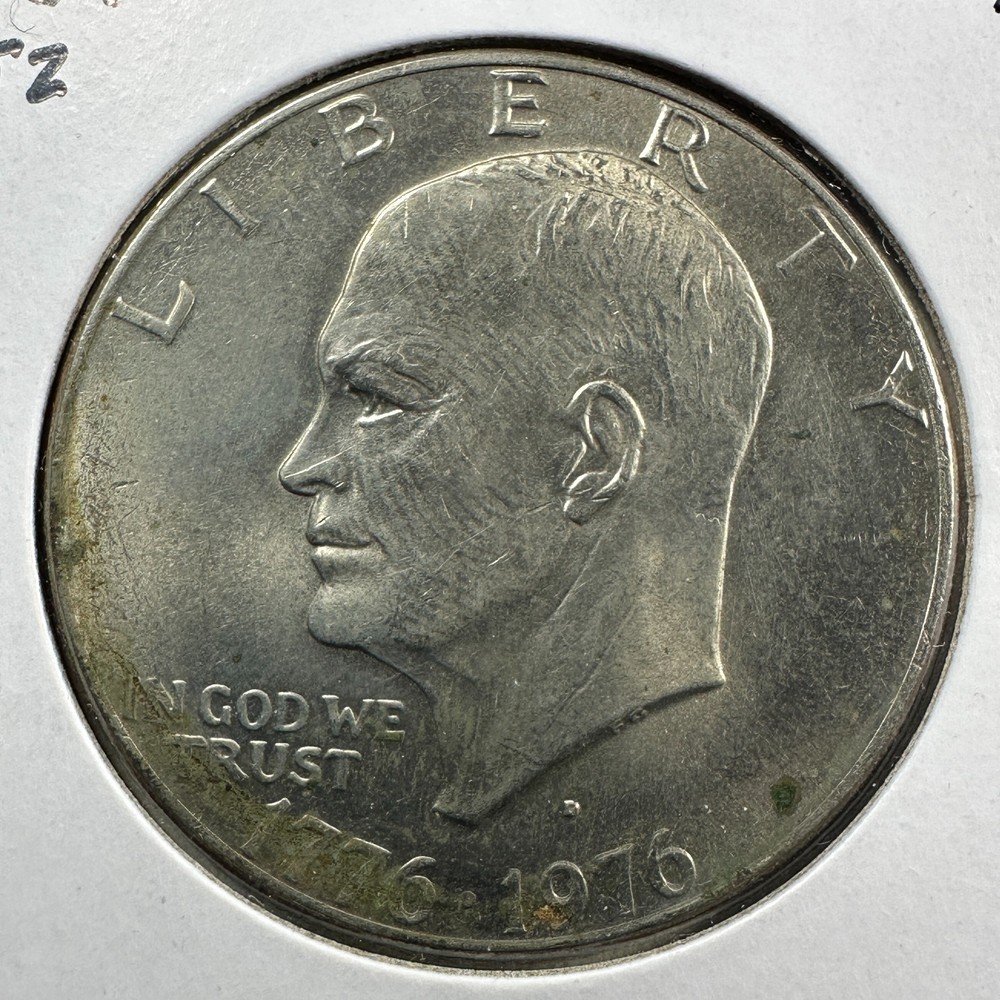 1976-D Type 2, $1 CLAD Ike Eisenhower Dollar (88454)