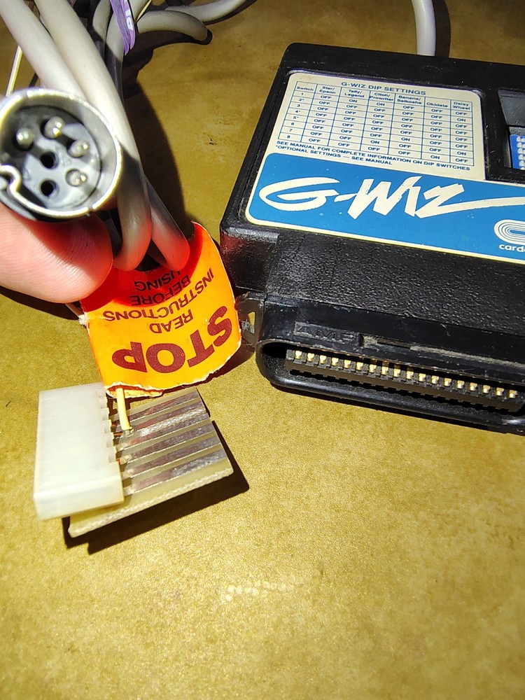 Vintage Cardco Supra G-Wiz Printer Interface w/ Graphics For Commodore