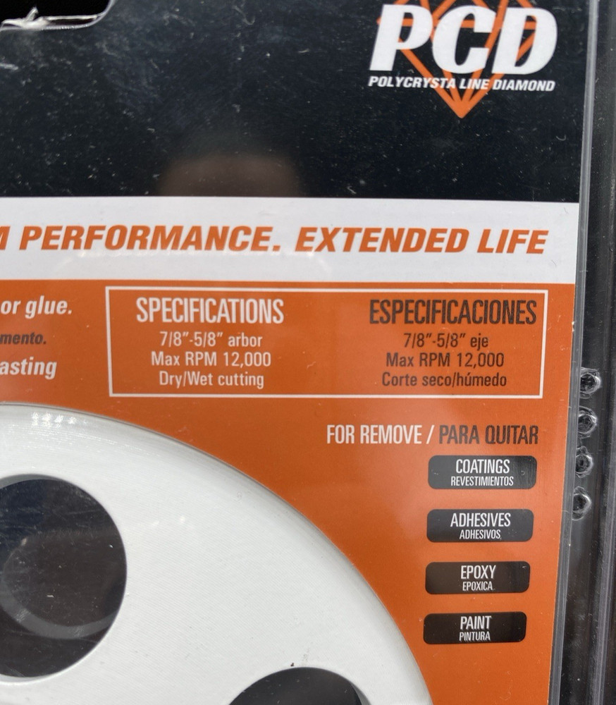 PCD Cup Wheel 5 in. RIDGID