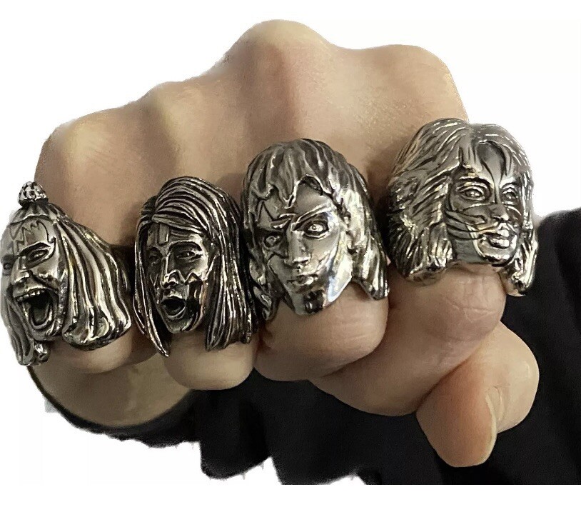 KISS Logo Ring Stainless Steel