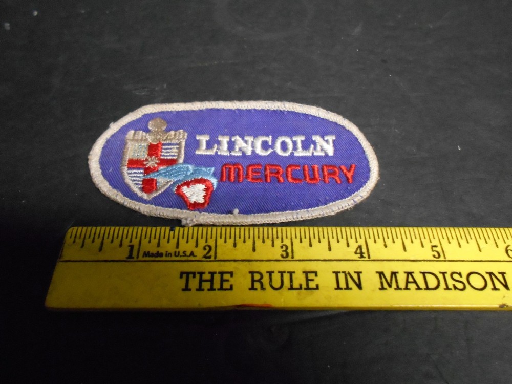 Lincoln/ Mercury Uniform/Jacket Patch, 4½" Oval, ca 40s-50s