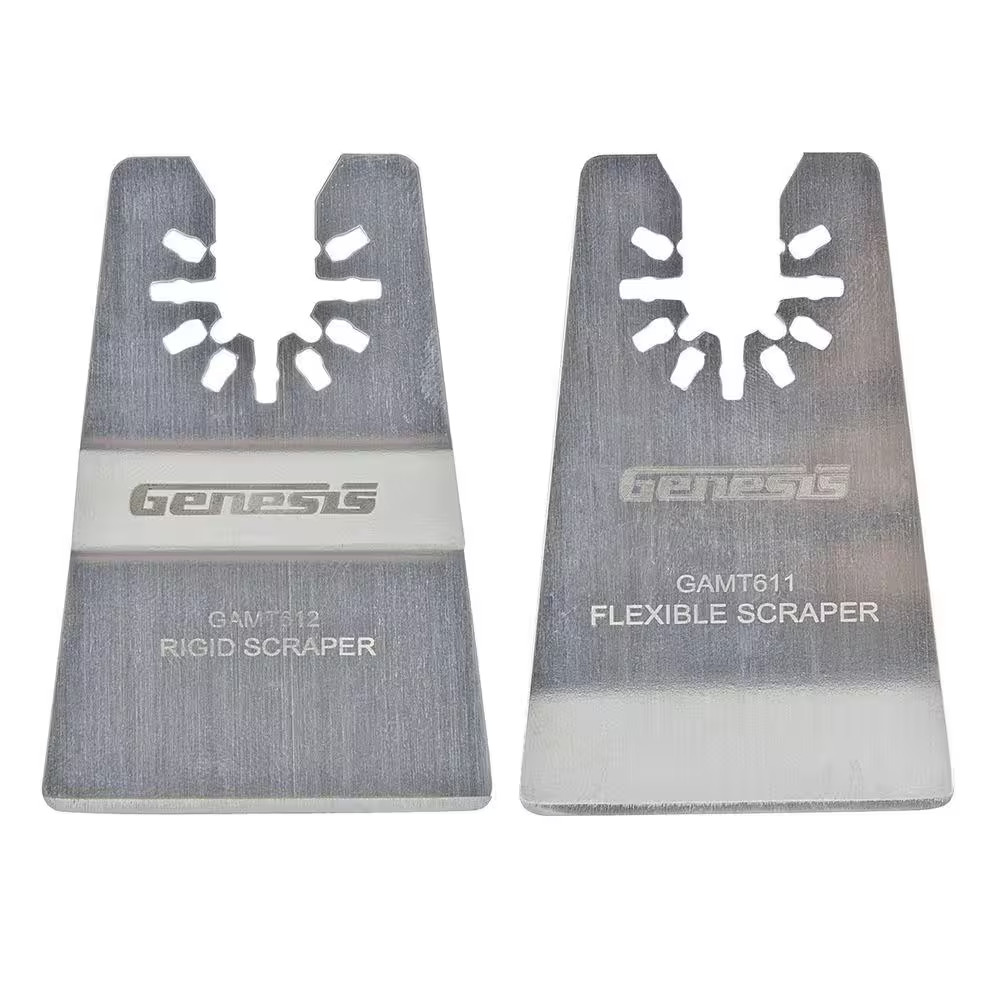 Universal Quick-Fit Scraper Blade Set with Rigid Scraper and Flexible Scraper (2