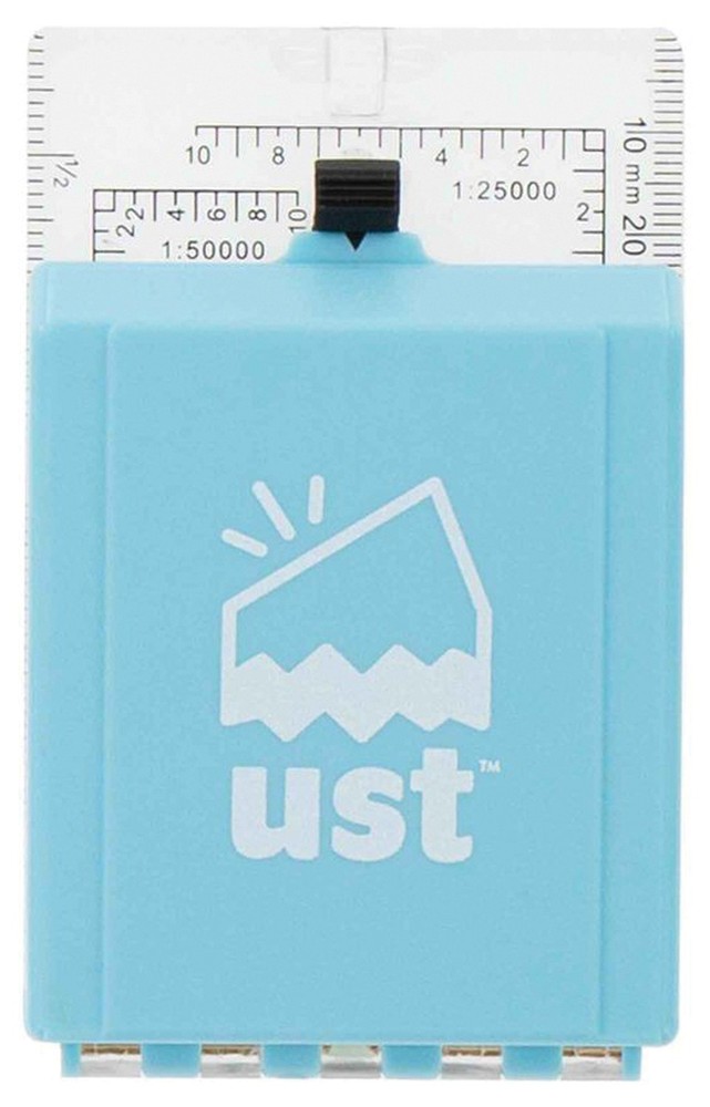 UST Folding Map Compass | Liquid-Filled Navigation Tool with Sighting Mirror &