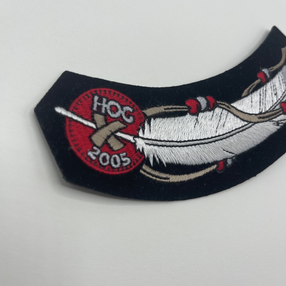 Harley Davidson 2005 Owner's Group HOG Chapter Patch Feather & Beads