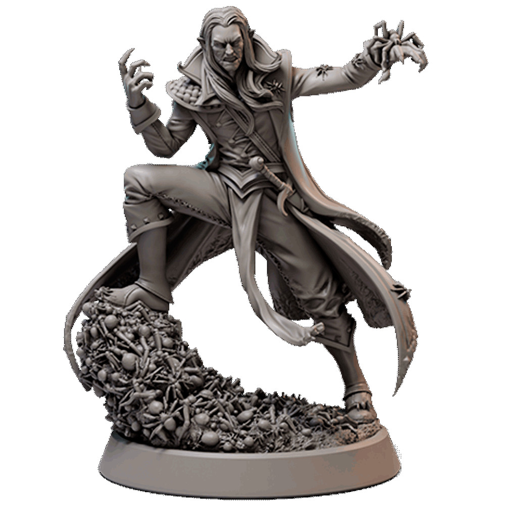 D&D Drow Spidermancer 28mm and 32mm Scale Mini TTRPG
