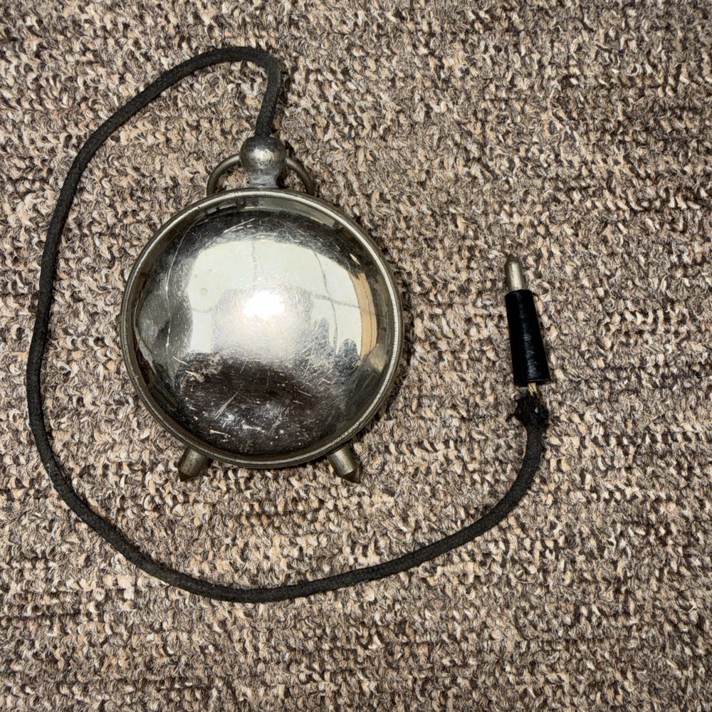 Antique Little Voltmeter Foreign Chrome