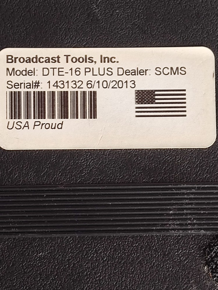 Broadcast Tools DTE-16 plus 16 ch DTMF encoder
