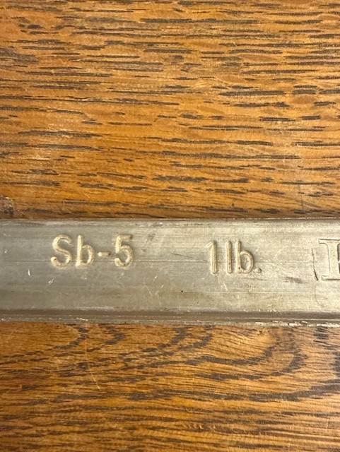 Kester Solder Bar 1 lb Sb-5 Solid Solder Ingot Electronics Metalworking