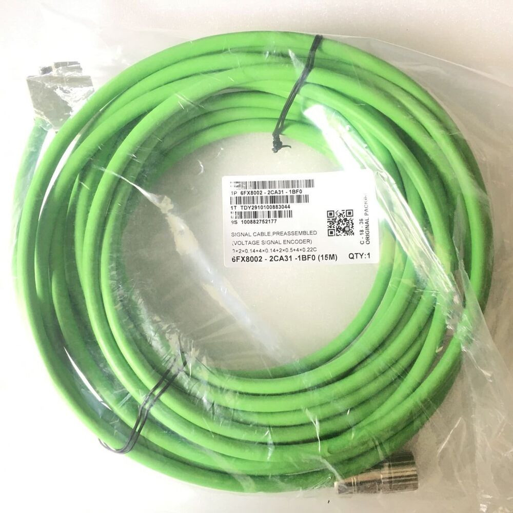 SIEMENS 6FX8002-2CA31-1BF0 Encoder Cable New One 6FX8 002-2CA31-1BF0