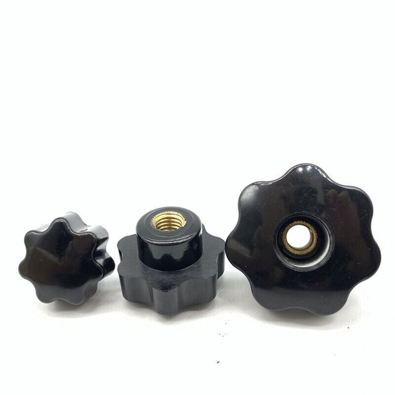 Thickened Hex Bolt Nuts Set (M4-M16) - Bakelite Hand-Tighten Thumb Knobs