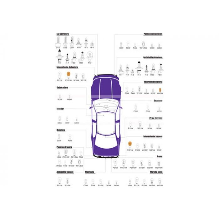 CARPRISS Bulb Without Socket 12V 16W (10UD)