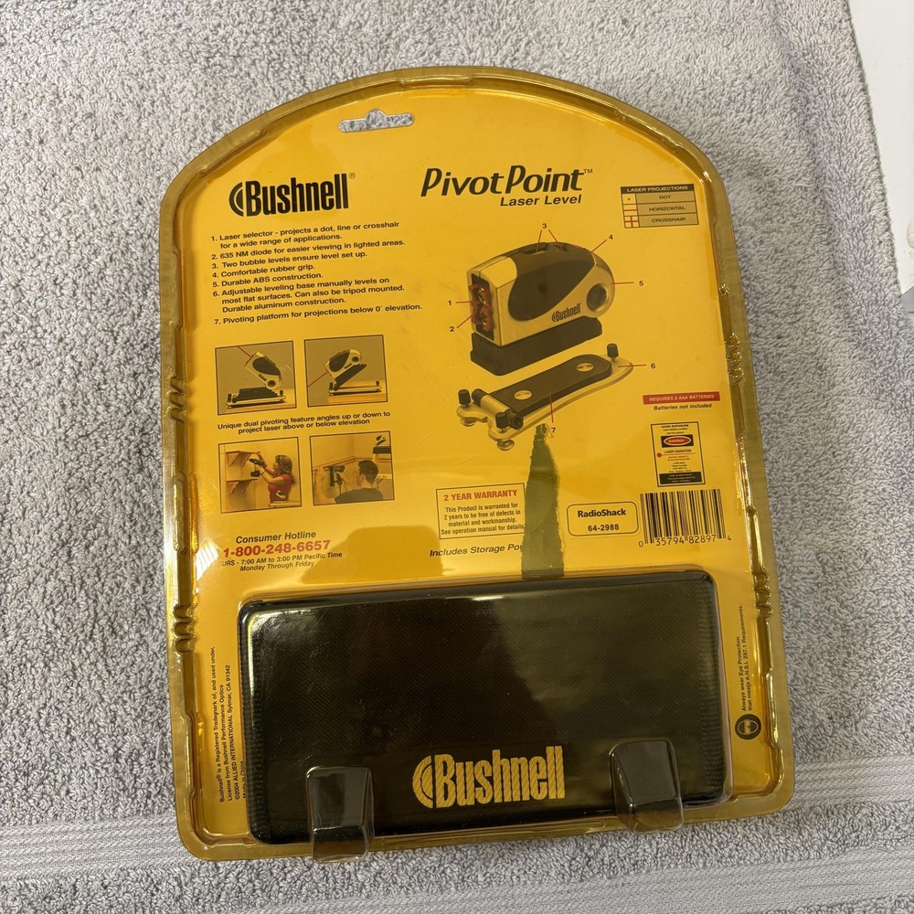 Bushnell PivotPoint Laser Level Adjustable Multi-Line Portable Tool New