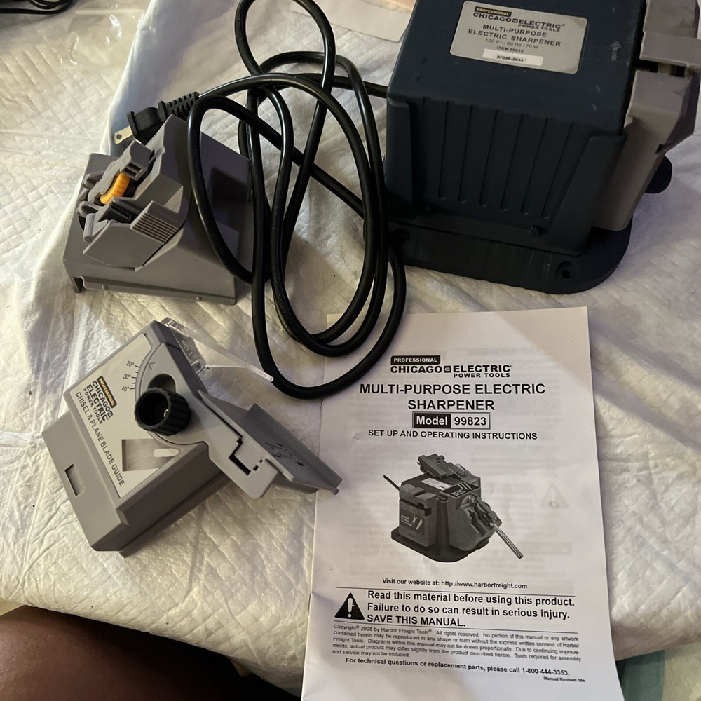 Chicago Electric Power Tools 99823 Multipurpose Sharpener -