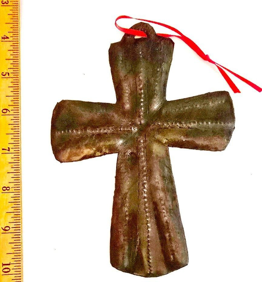 Unique Metal Tin Cross Hanger