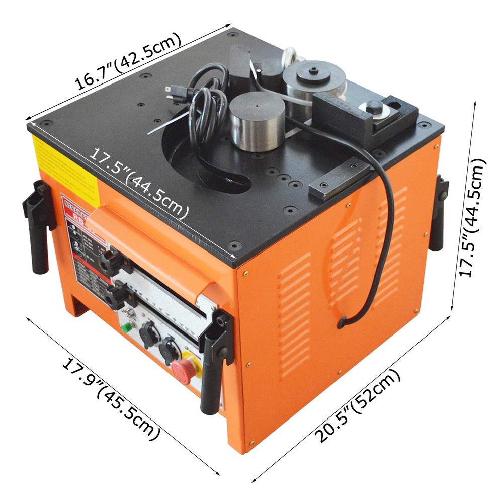 Electro-hydraulic Table Steel Bending Machine Cutting Machine Hoop Bender 220V