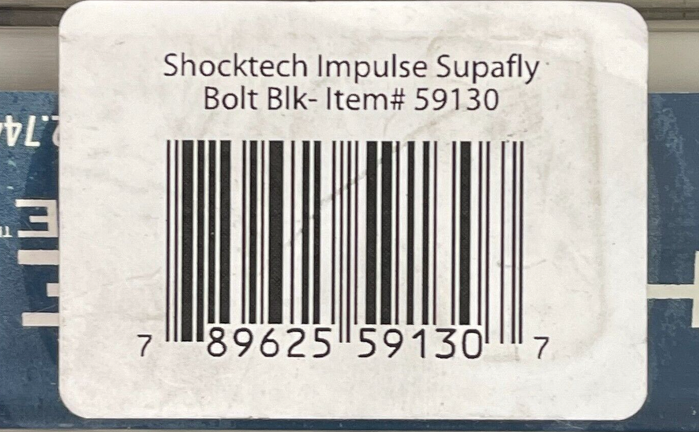 NEW Shocktech Impulse Super Fly Bolt - White/Black