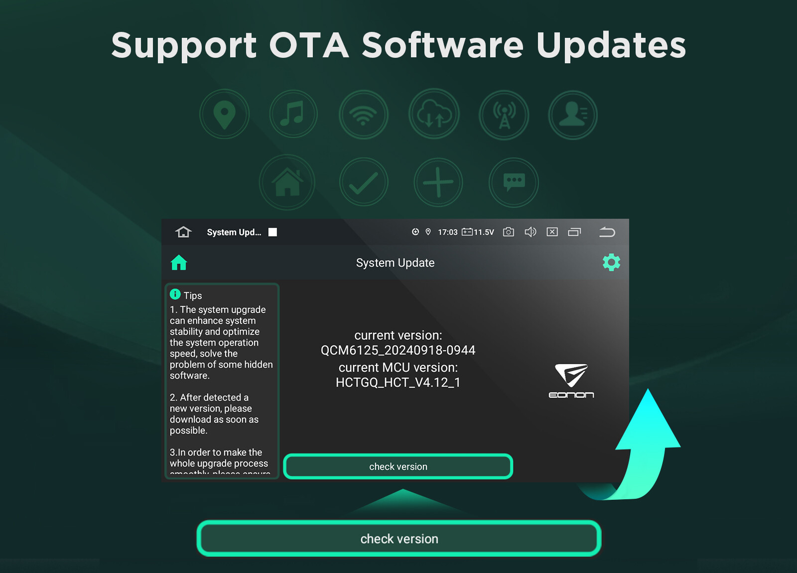 Eonon 9" Android 13 Car GPS Radio Stereo CANBus for BMW 3 Series E46 325 330 323