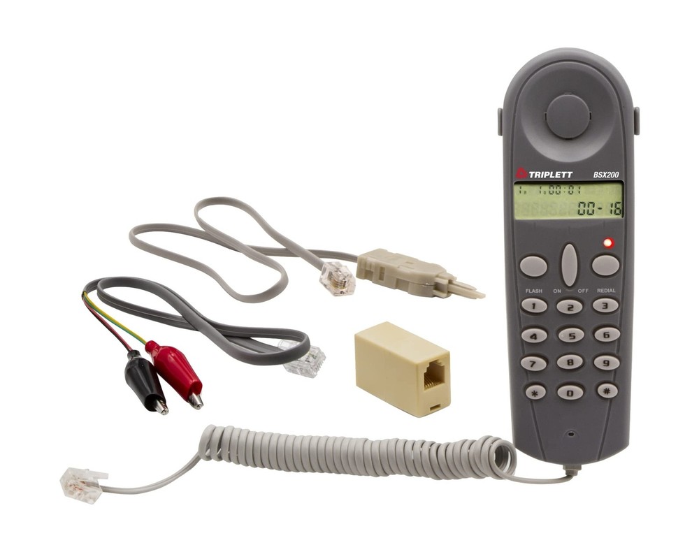 Triplett Byte Brothers Basic Telephone Test Set / Butt Set RJ11 Adapter (BSX2...