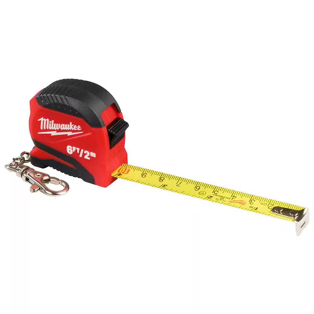 6 Ft. Keychain Compact Tape Measure