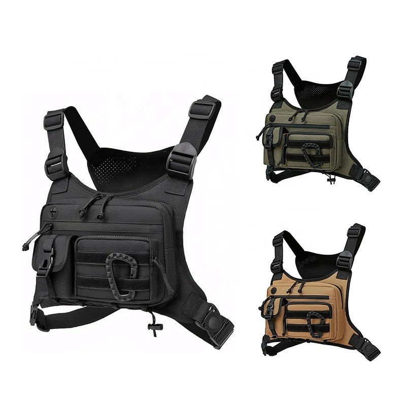 Multifunctional Adjustable Vest Waterproof Chest Bag