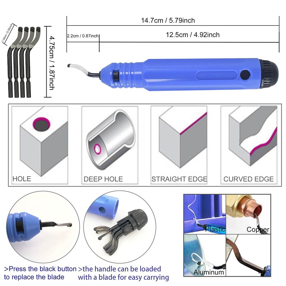 32 Piece 3D Print Tool Kit Includes Debur Tool, Cleaning, Black and Silver