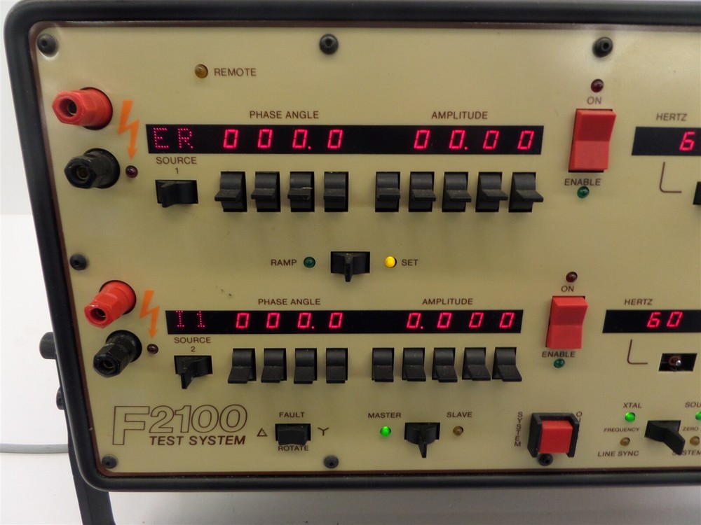Doble F2100 Test System - Missing Switches