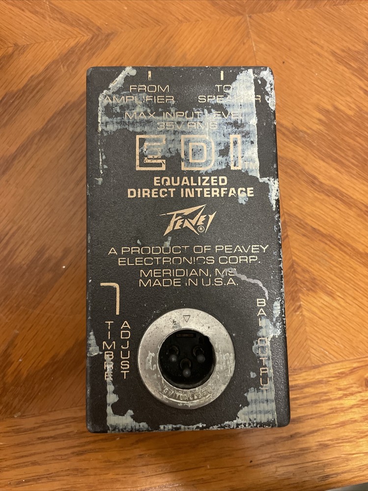 Peavey EDI Equalized Direct Interface No Tested