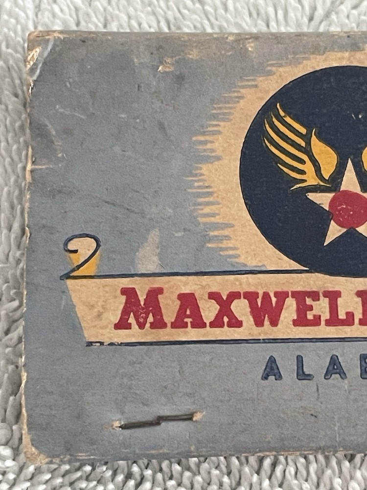 Maxwell Field Alabama Matchbook Army Air Forces Eastern Training Command - USAF