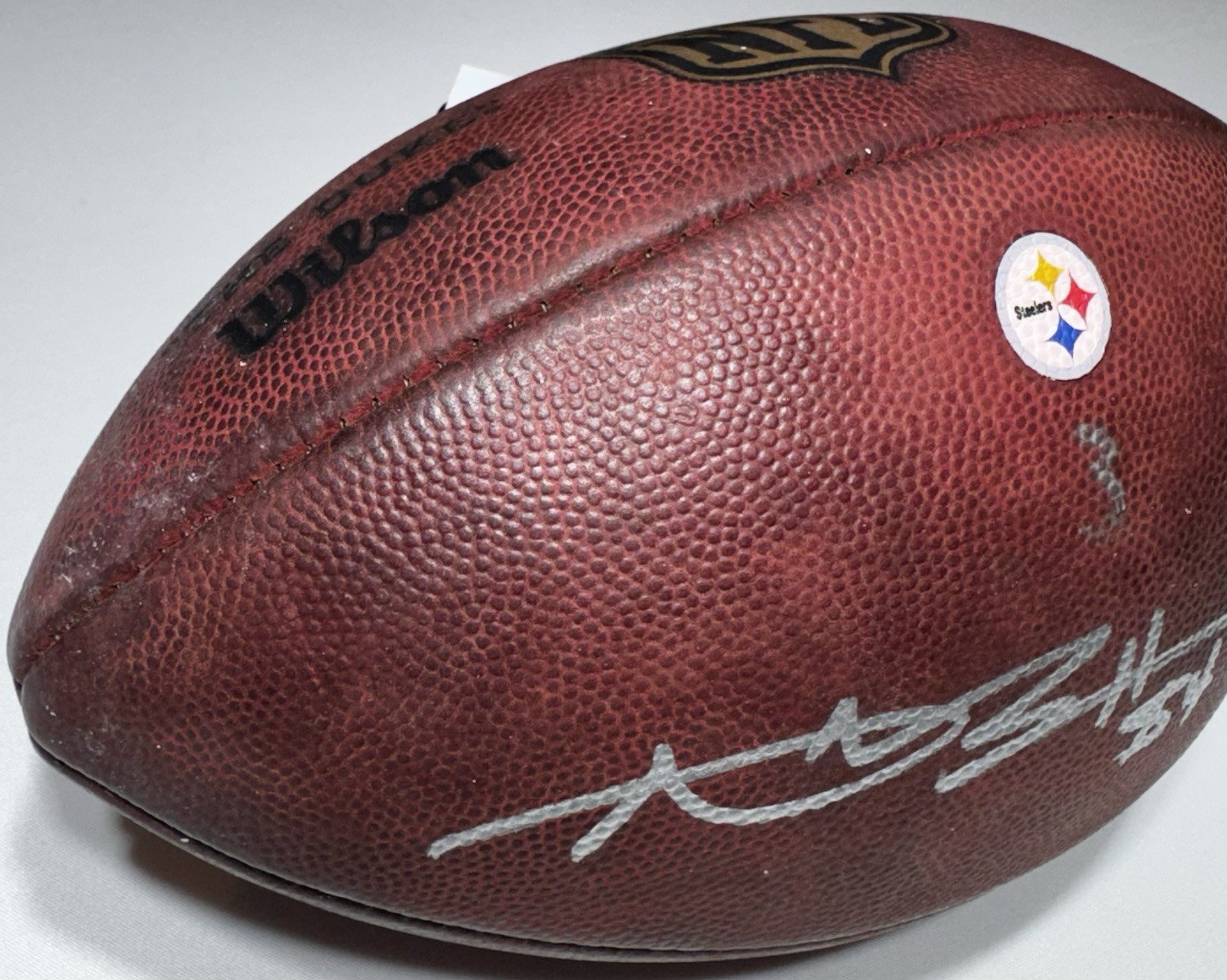 Steelers Antonio Brown Signed Autographed Game Used Football 10/2/2016 vs Chiefs