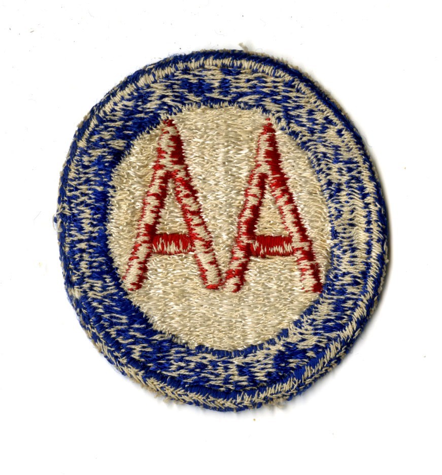 Antiaircraft Command White Back Patch WWII Vintage