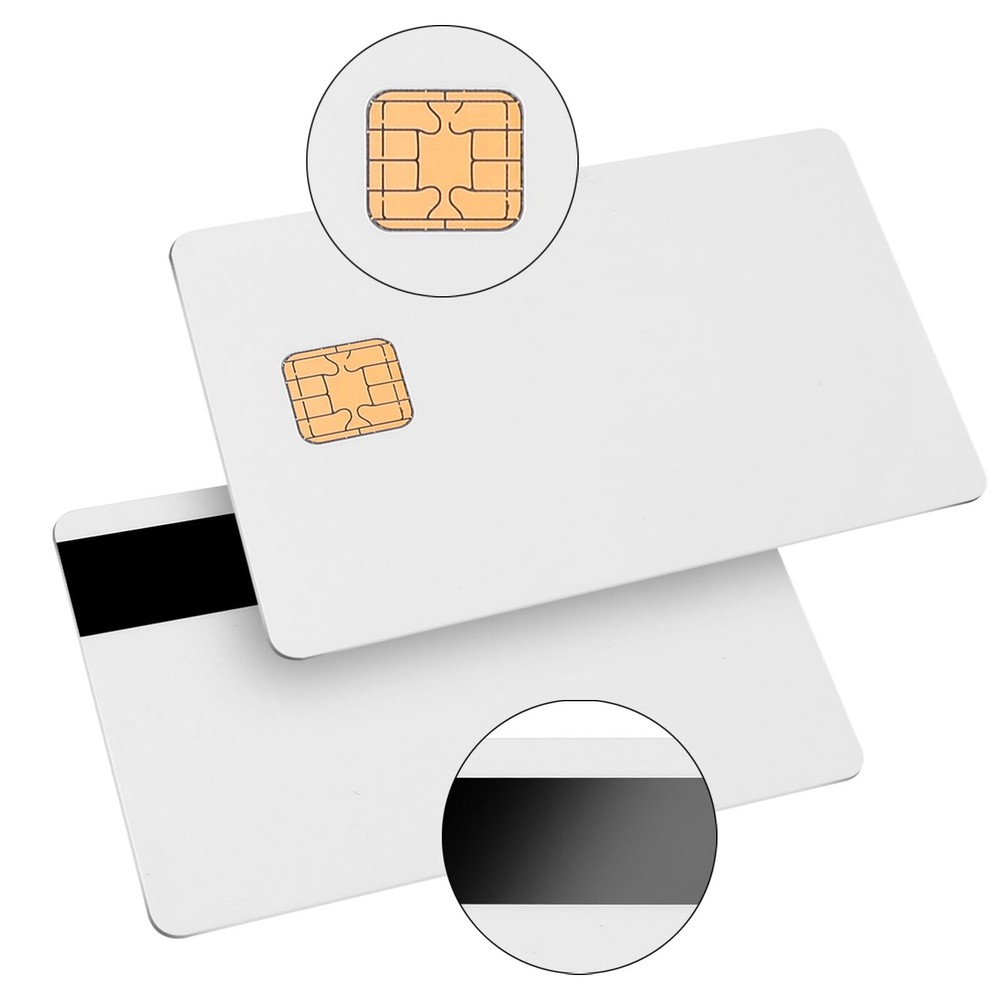 J2a040 Chip Java Jcop Cards Unfused, J2a040 Java Smart Card with 2 Track, 8.4mm