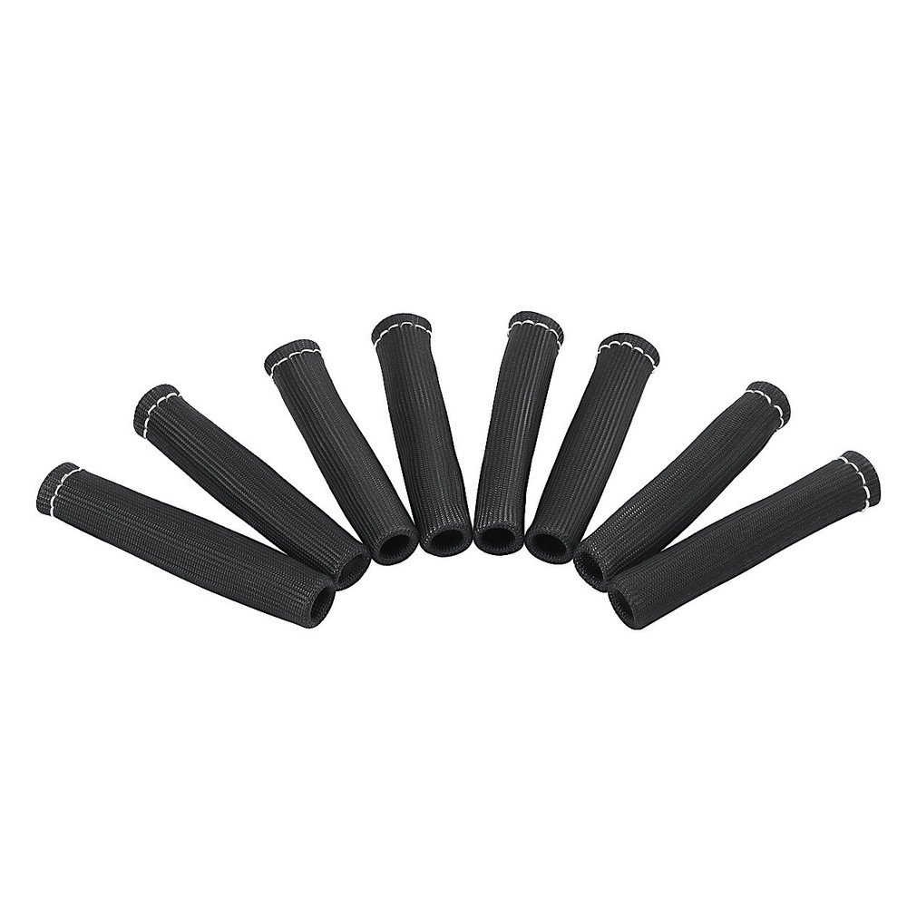 Spark Plug Heat Shield Protector Engine Spark Plug Wire Separator Black 20Pcs
