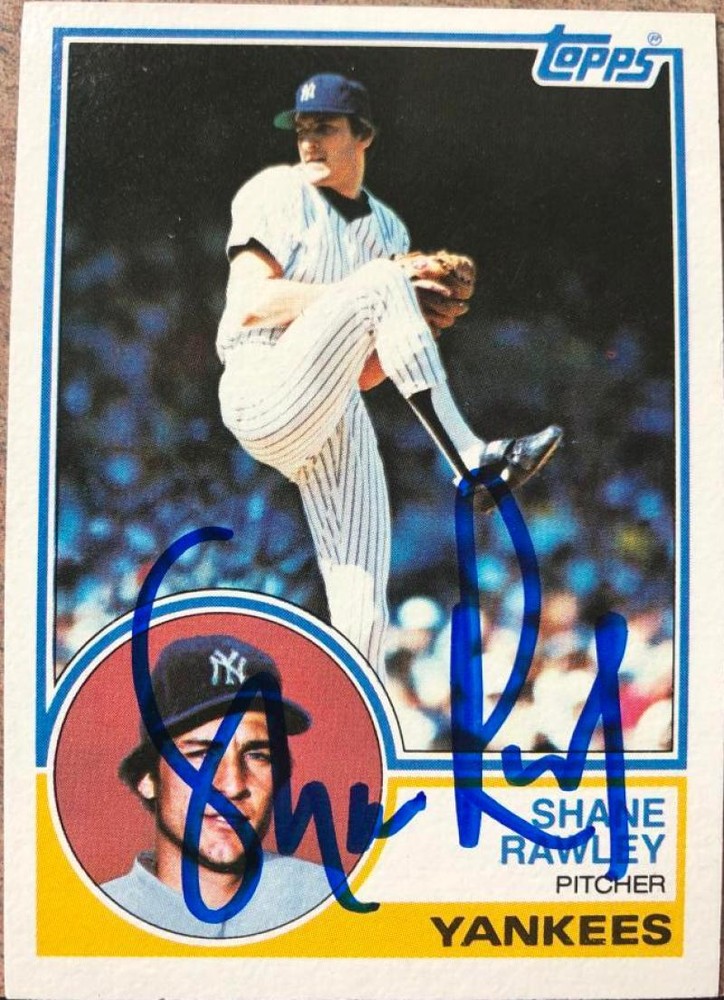 Shane Rawley Autographed 1983 Topps #592