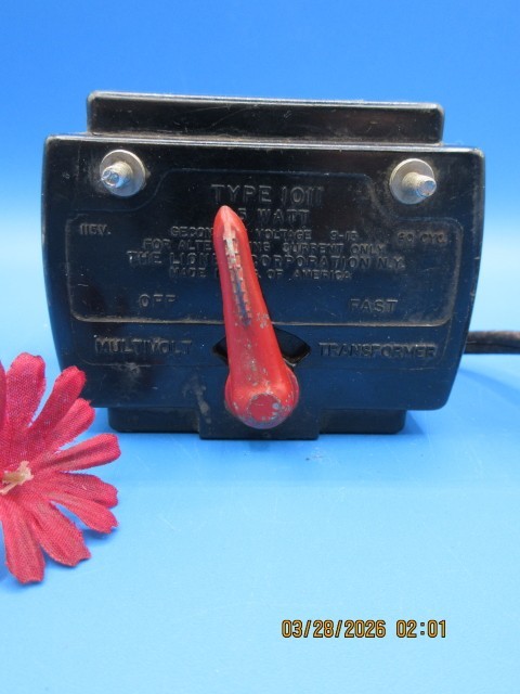 Lionel Type 1011 Multi Volt Transformer Post War Era