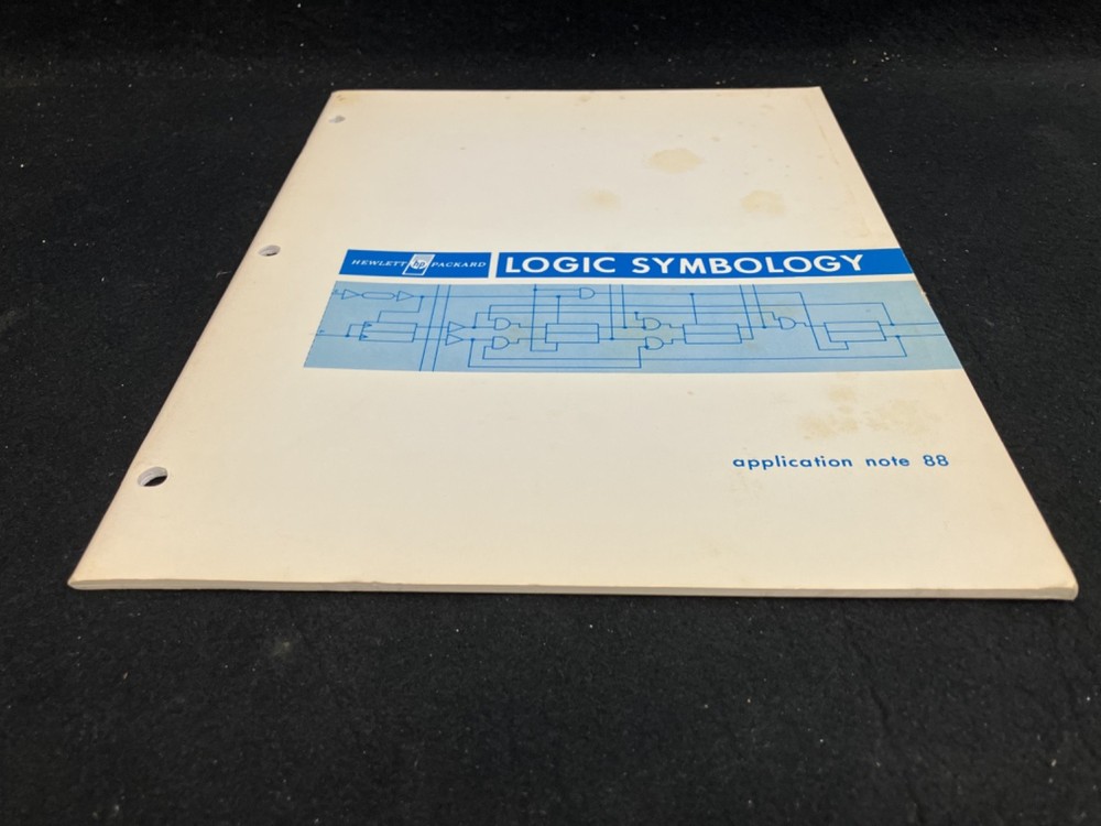 HEWLETT PACKARD APPLICATION NOTE 88, LOGIC SYMBOLOGY, OCTOBER 1967