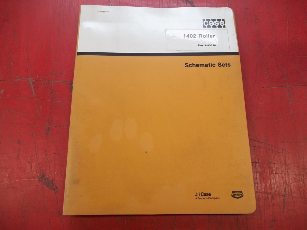 Case 1402 Roller Electrical & Hydraulic Schematics & Troubleshooting Manual