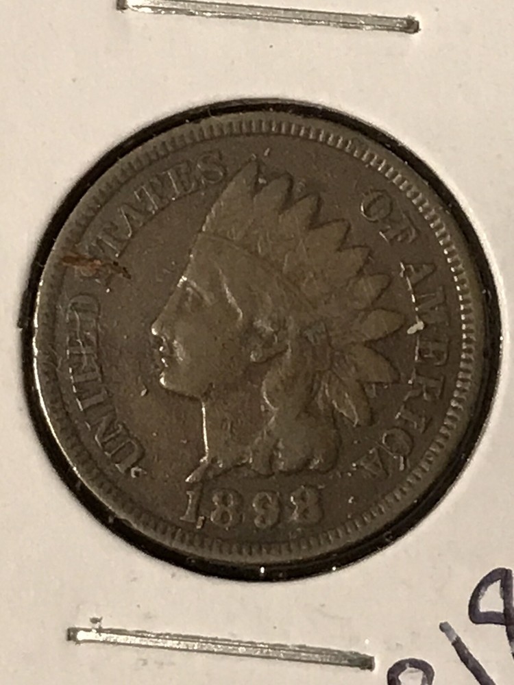 1898 Indian Head Cent  F+
