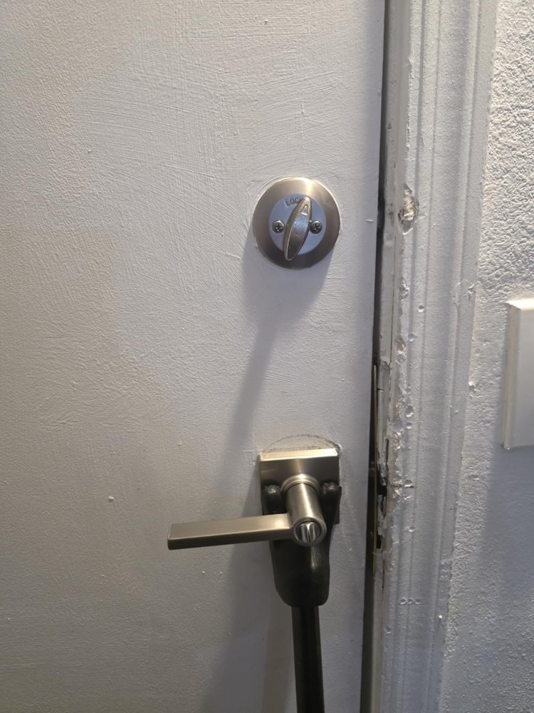 2-Pack Door Security Bar & Sliding Door Lock - Adjustable, Safe & Secure