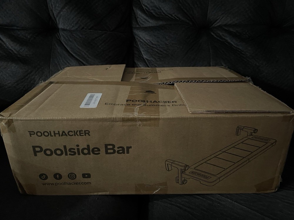 Poolhacker Poolside Bar Swim up Bar Exclusively for Above-Ground Pools