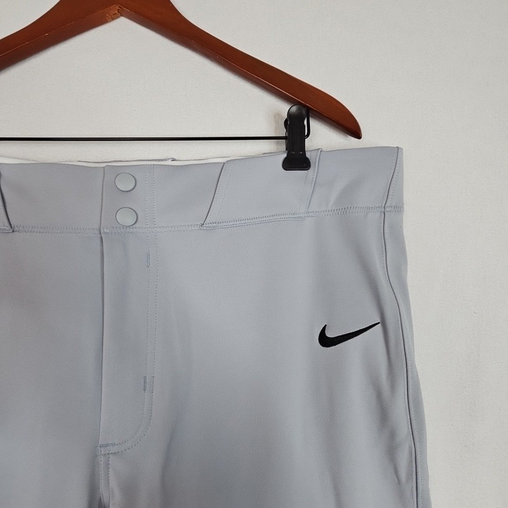 Nike Vapor Premier Dri-Fit ADV Baseball Pants Men's Size XL Wolf Grey FZ1377-012