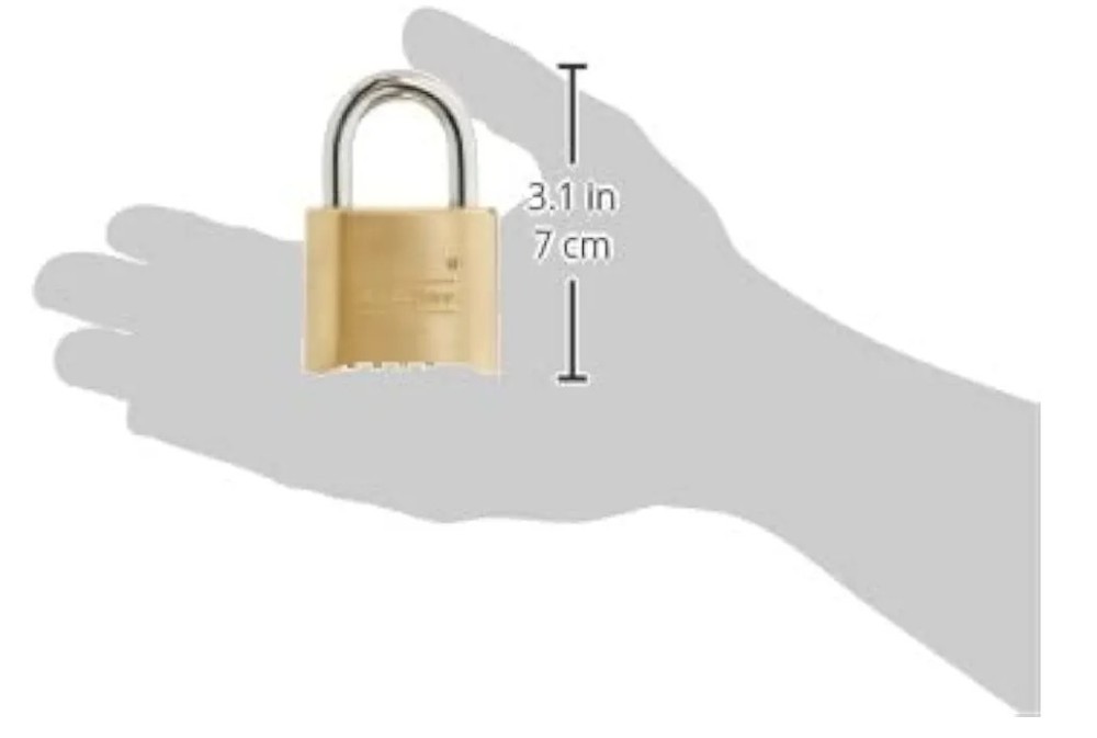 Master Lock Set Your Own Combination Padlock - Brass (175)