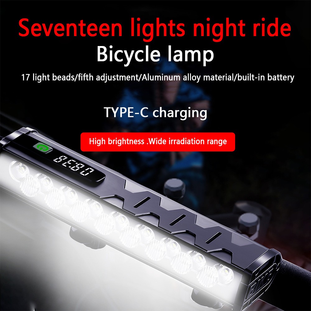 5000 Lumen Bike Lights Rechargeable Bicycle Light Super Bright Bicycle Headlight