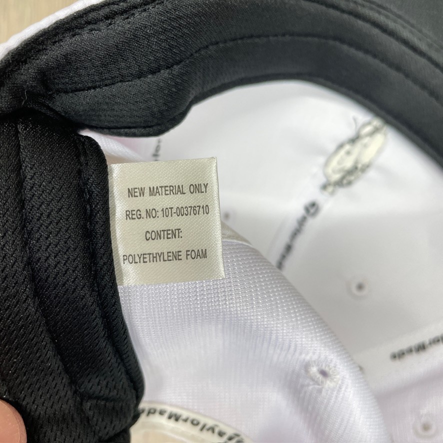TaylorMade Golf White Adjustable Golf Cap Hat White Bobby Jones Performance