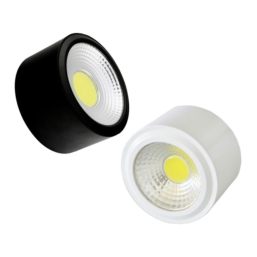Dimmable/N LED Ceiling Light COB Chipset Lamp Fixture Downlight Surface Mounted