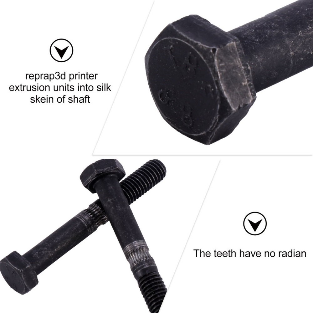 Printer Nozzle Reduction Gear Extruder Assembly Wire Cutter Shaft