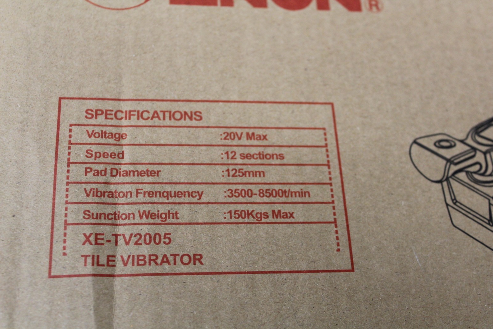 ENON Cordless Tile Vibration Tool Machine for DeWalt 20V Battery w/ Battery