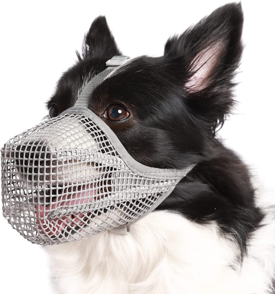 Mesh Dog Muzzle for Medium (M) Dogs Breathable Adjustable